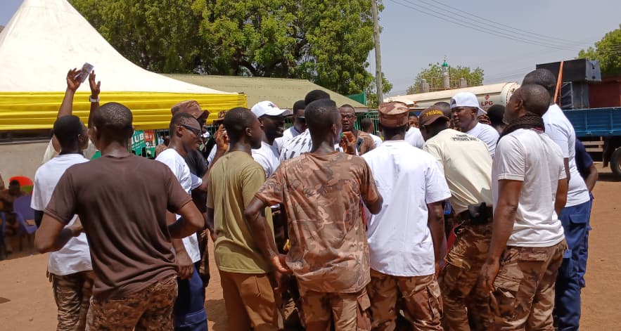 Prison Officer during the launch of Think Prison 360 Degrees initiative in Navrongo