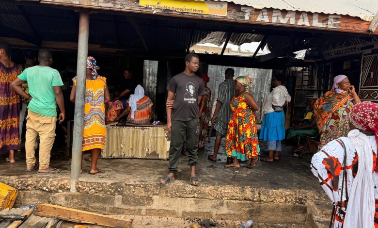 Fire destroys stores at Navrongo Lorry Station
