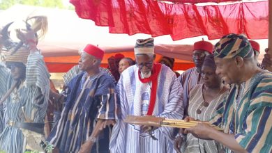 Sandem Naab and other Traditional Leaders at the launch.