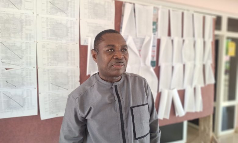 Richard Ayettey, National Examination Coordinator at GES Headquarters in Accra.