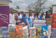 Donation by the two foundations at Mother of Mercy Babies Home.