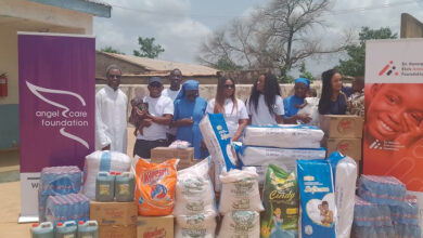 Donation by the two foundations at Mother of Mercy Babies Home.