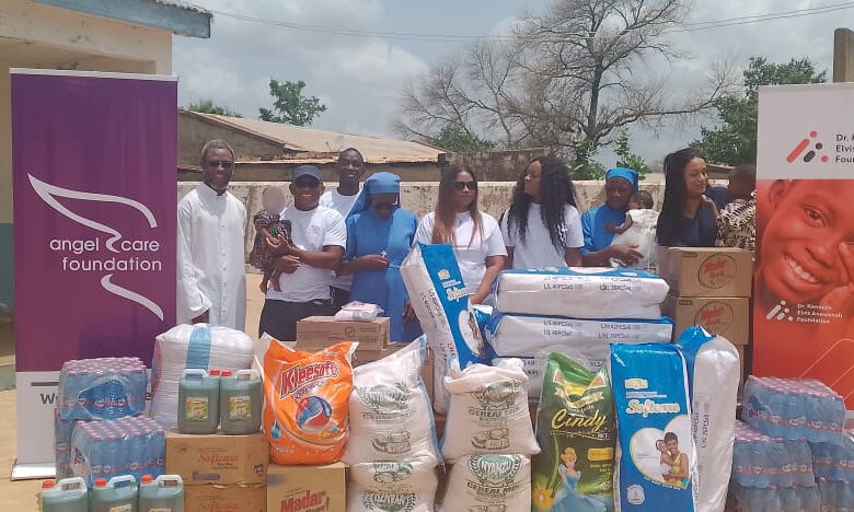 Donation by the two foundations at Mother of Mercy Babies Home.