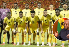 Ghana Black Stars receives a moral message from president John Dramani Mahama