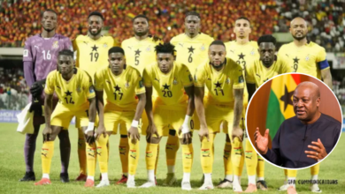 Ghana Black Stars receives a moral message from president John Dramani Mahama
