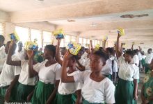 Participants of the menstrual hygiene education