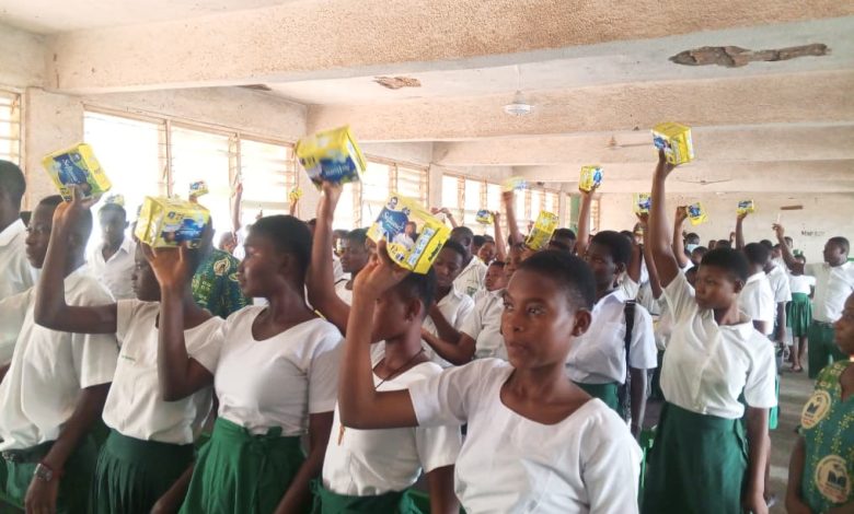 Participants of the menstrual hygiene education