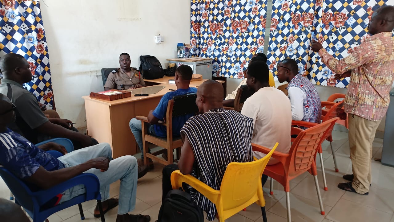 A cross-section of the presentation event