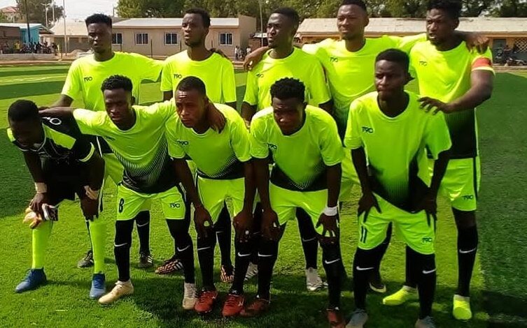 A group picture of Kotokoli Zongo in the Bolgatanga Ramadan Soccer Fiesta