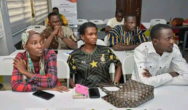A cross section of some participants