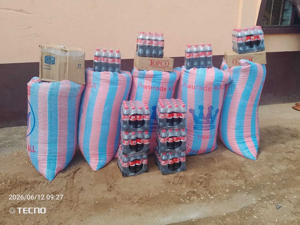 Donated items.