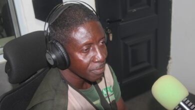 George Boamey, Manager of the Navrongo District Forestry Division.