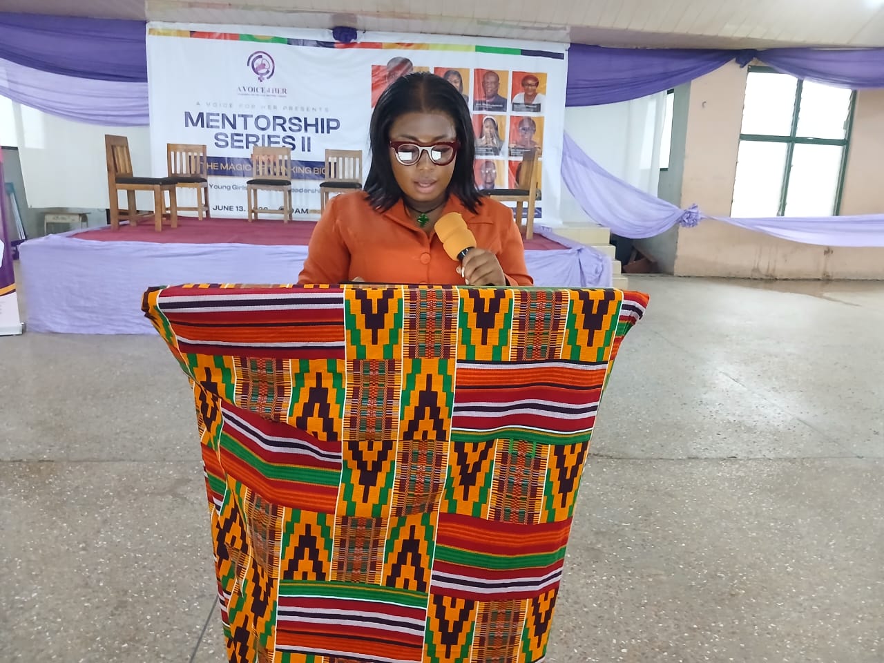 Priscilla Khadi Vawurah, Founder: A Voice for Her.
