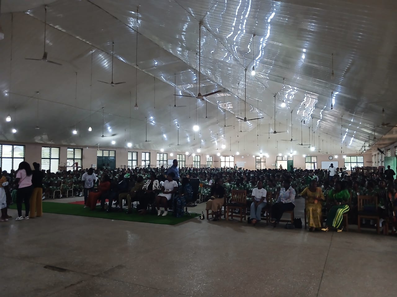 A cross section of participants.