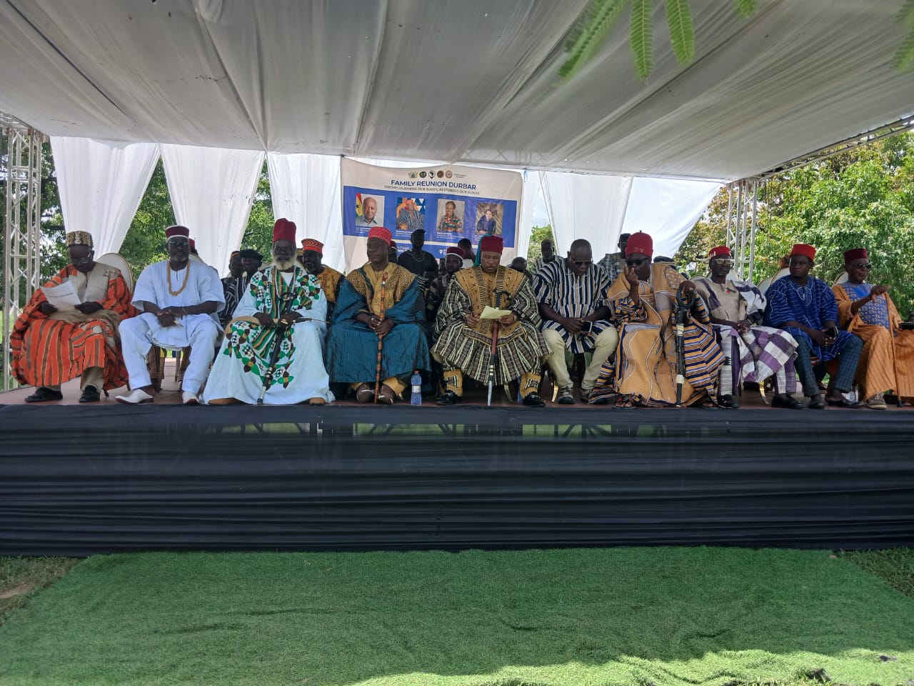 A cross section of some traditional leaders.
