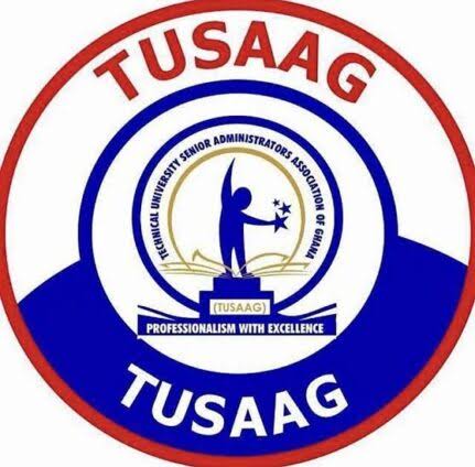 Logo of the Technical University Senior Administrators' Association of Ghana (TUSAAG)