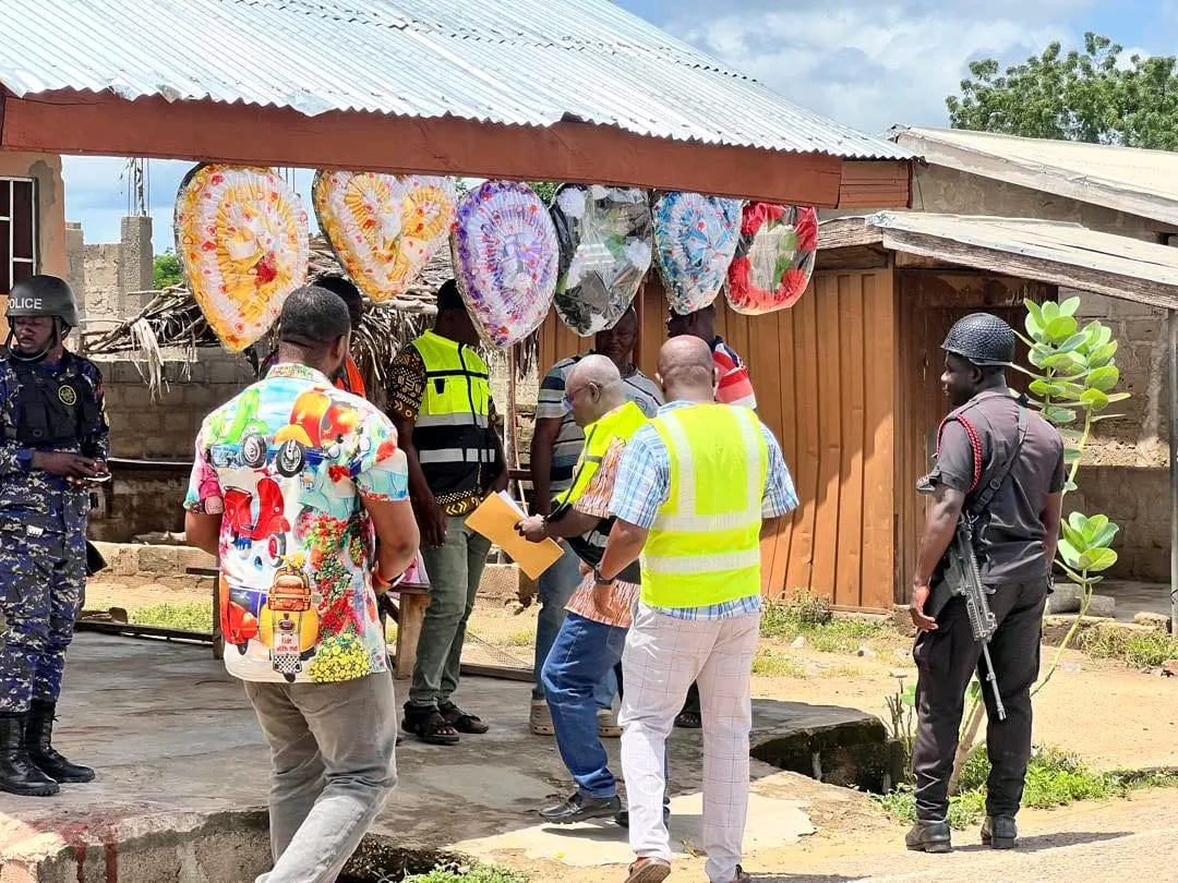 A cross section of members of the team during the exercise.